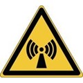 Image of 827054 - ISO Safety Sign - Warning; Non-ionizing radiation