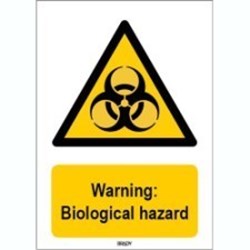 Image of 827713 - ISO 7010 Sign - Warning: Biological hazard