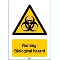 Image of 827714 - ISO 7010 Sign - Warning: Biological hazard