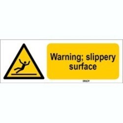 Image of 828007 - ISO 7010 Sign - Warning; slippery surface