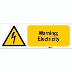 Image of 828152 - ISO 7010 Sign - Warning; Electricity