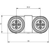 SAI-Y-4S-M12/M12